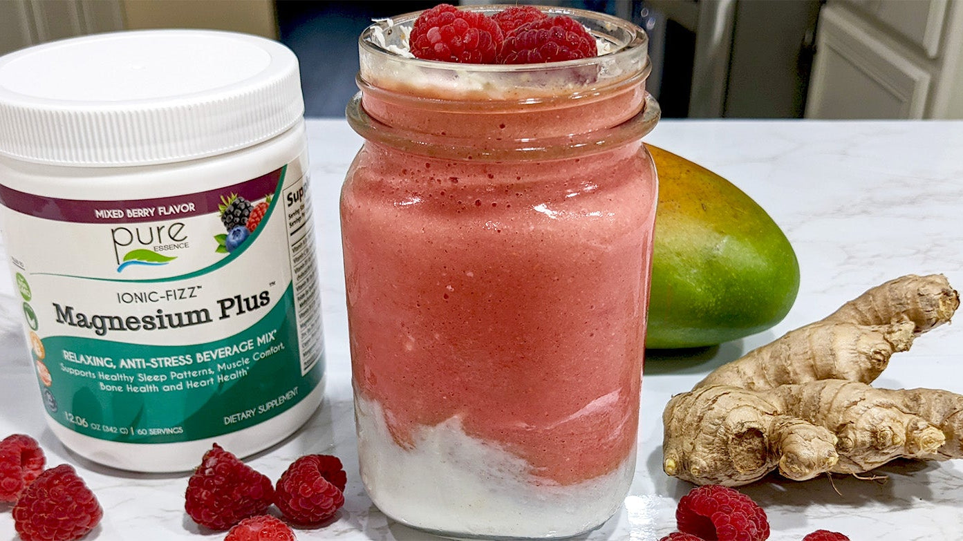 Ginger Mango Berry Smoothie