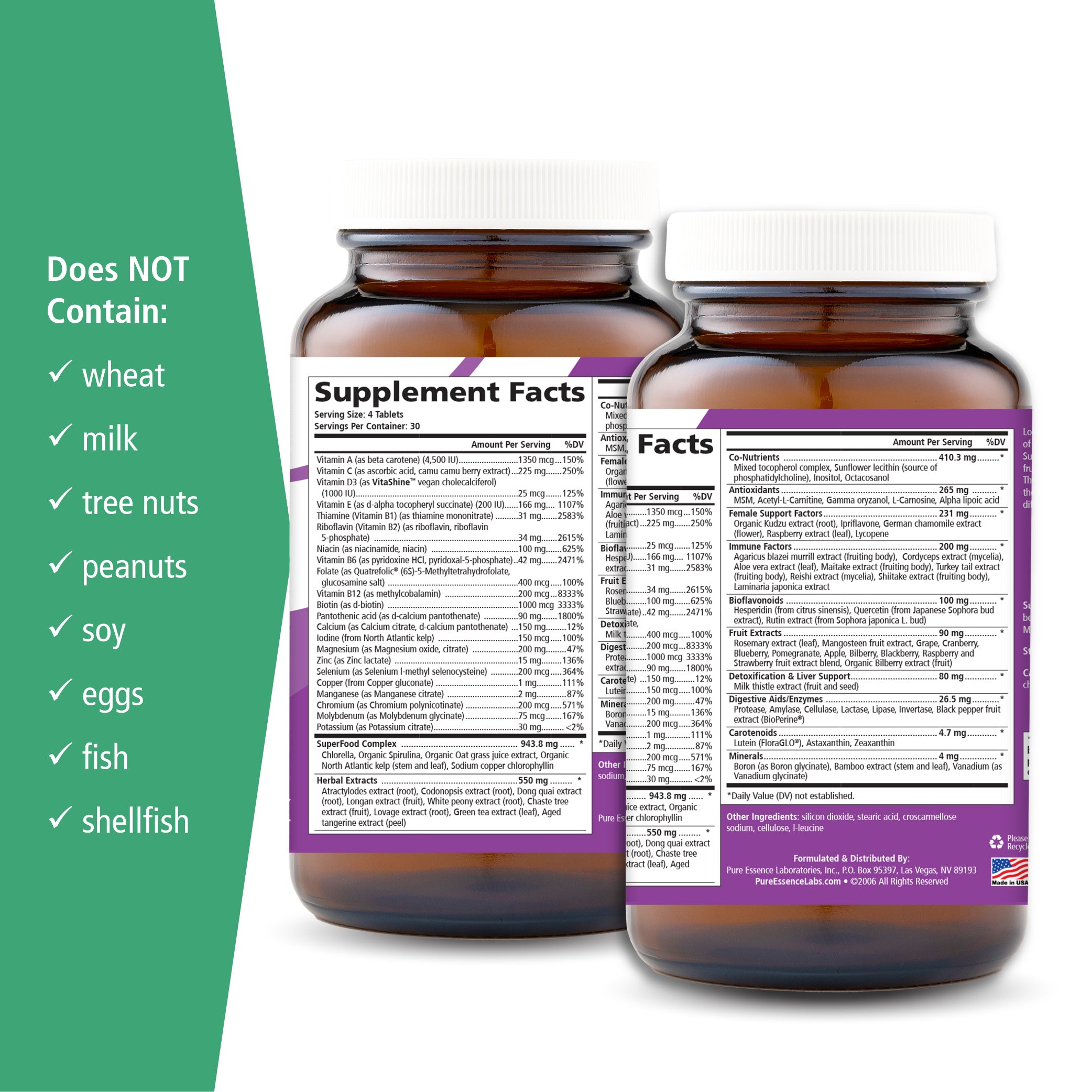 Longevity™ Women Women's Pure Essence Labs