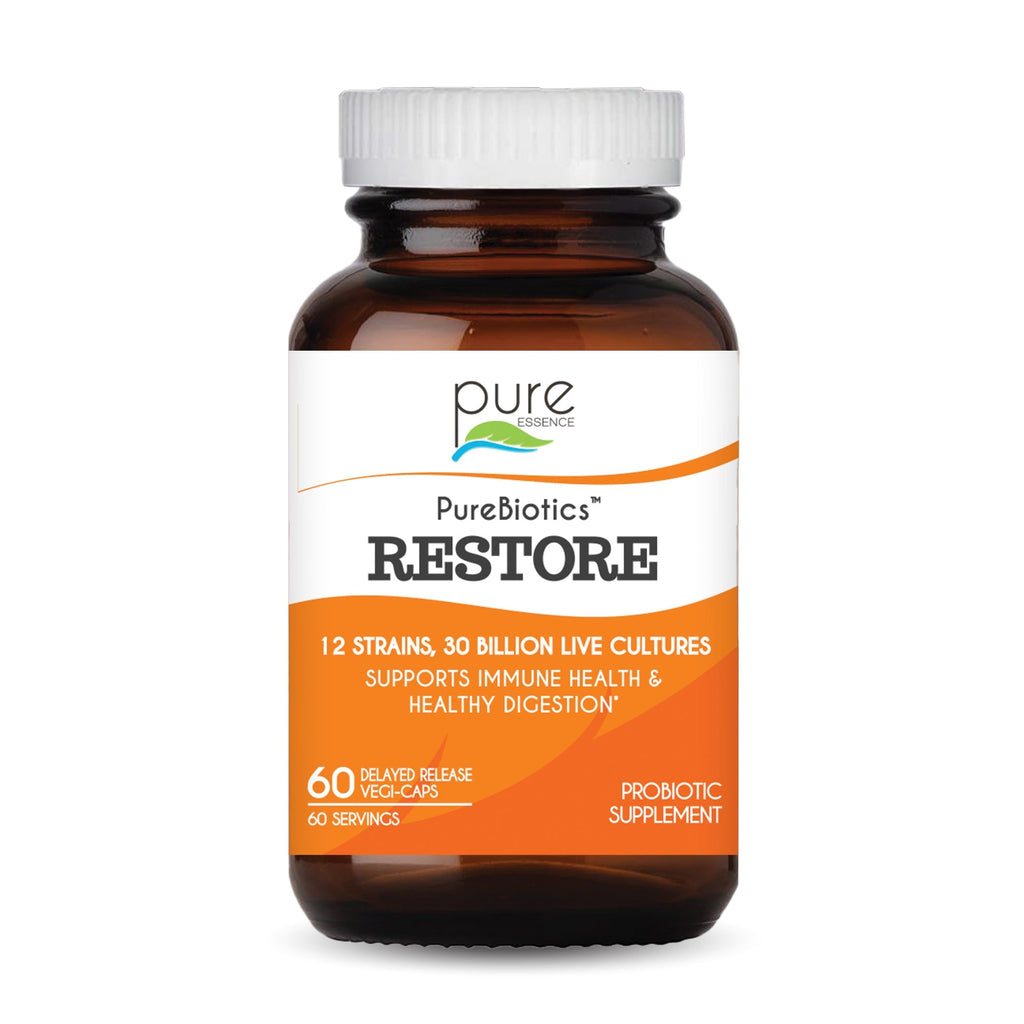 PureBiotics™ Restore Gut Pure Essence Labs 60 Day (60ct)  