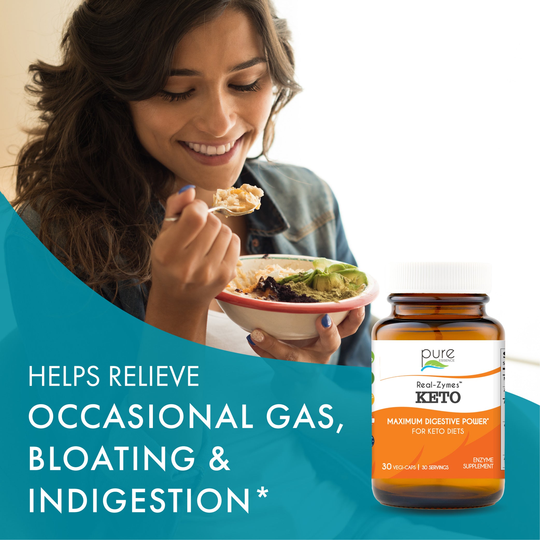 Real-Zymes™ KETO Gut Pure Essence Labs