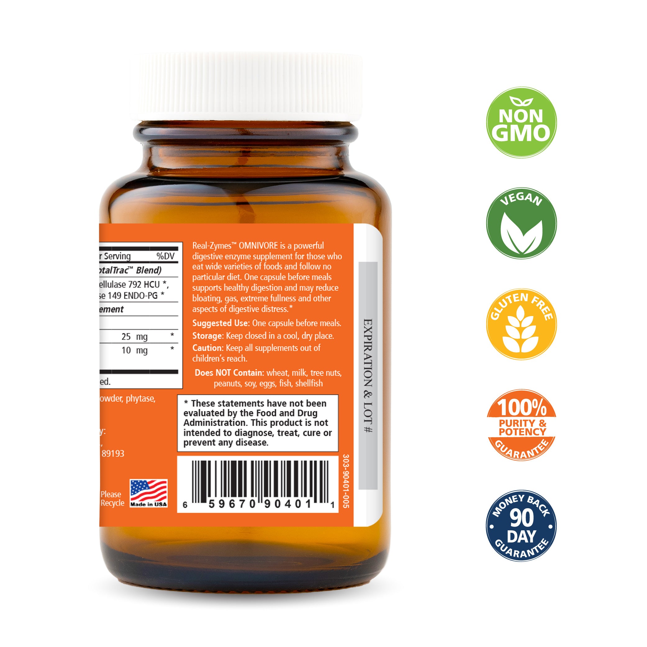 Real-Zymes™ OMNIVORE Gut Pure Essence Labs