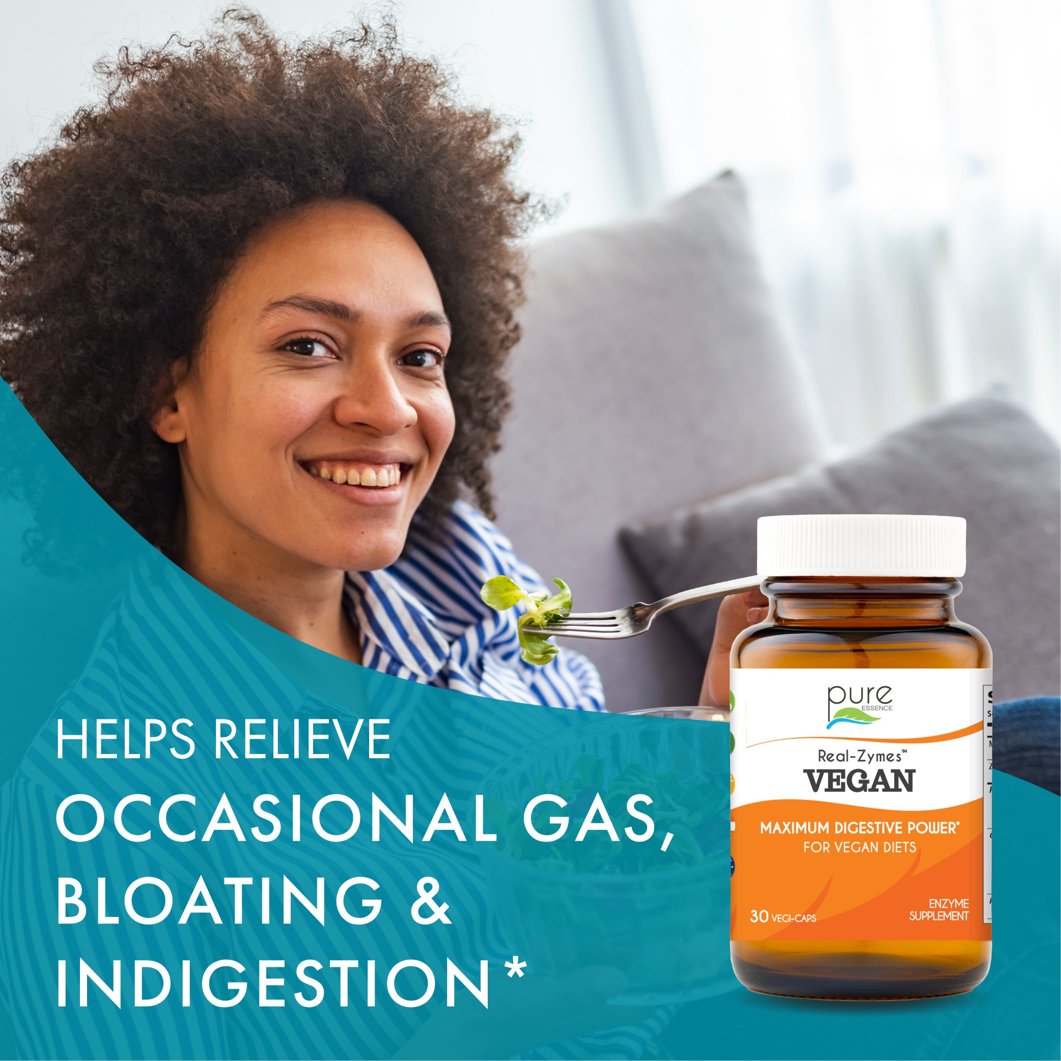 Real-Zymes™ VEGAN Gut Pure Essence Labs