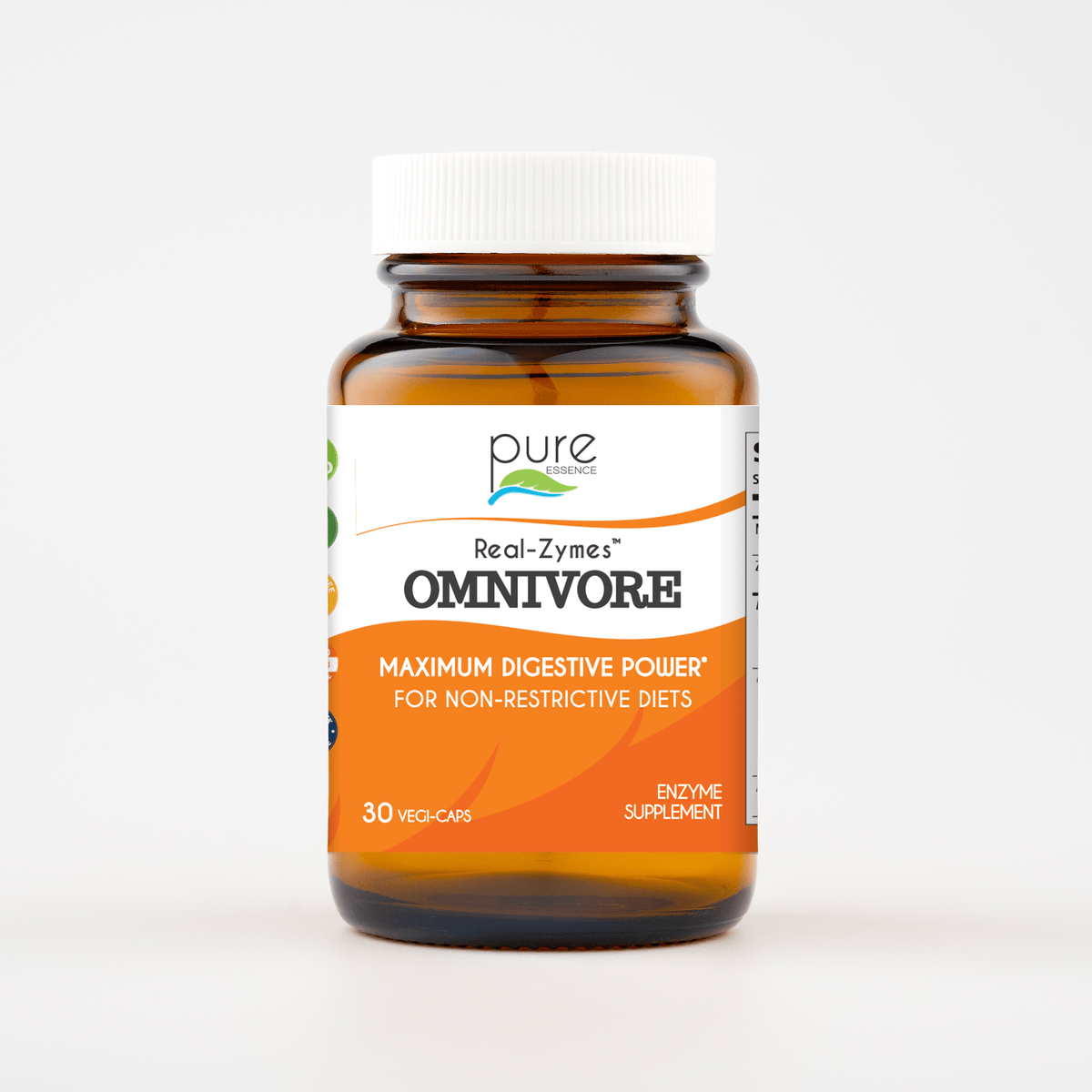 Real-Zymes™ OMNIVORE Digestive Enzymes – Pure Essence Labs