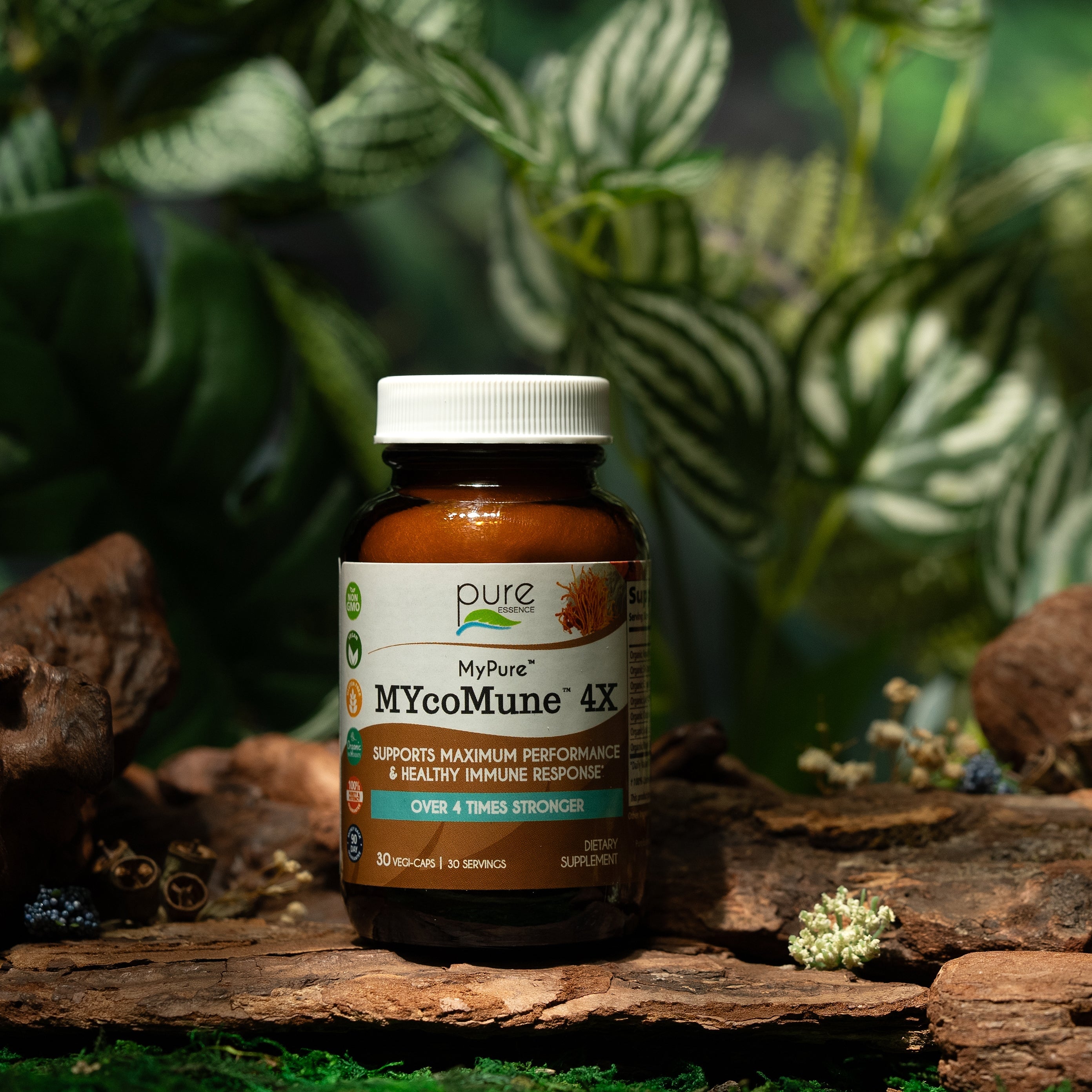 MyPure™ MYcoMune™ 4X Mushroom Pure Essence Labs