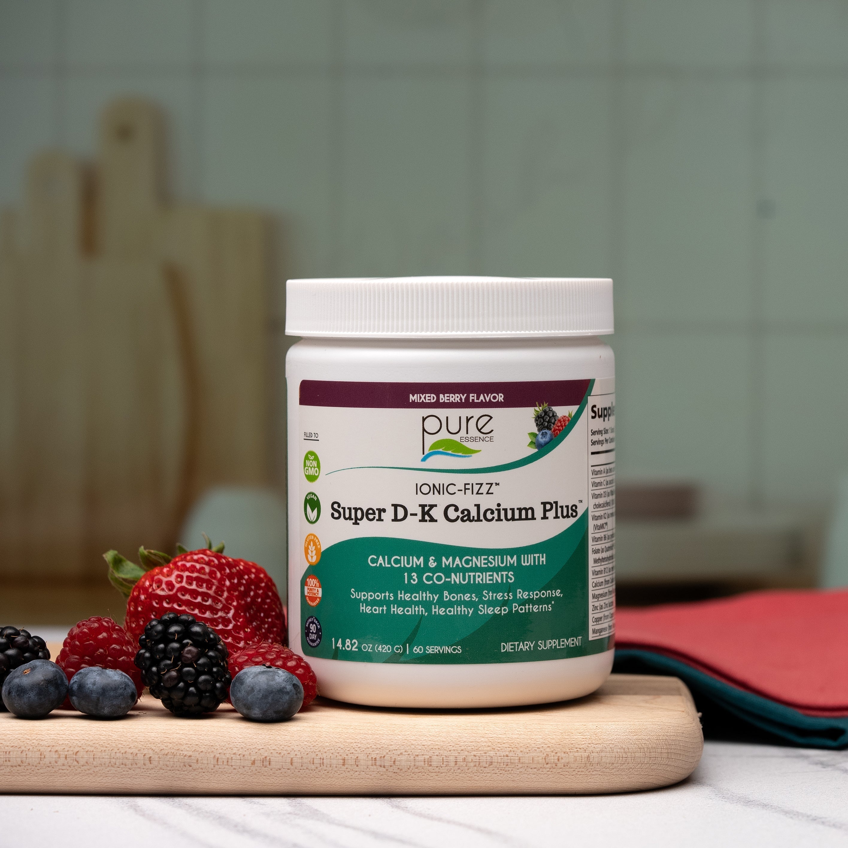 Ionic-Fizz™ Super D-K Calcium Plus™ Bone & Joint Pure Essence Labs