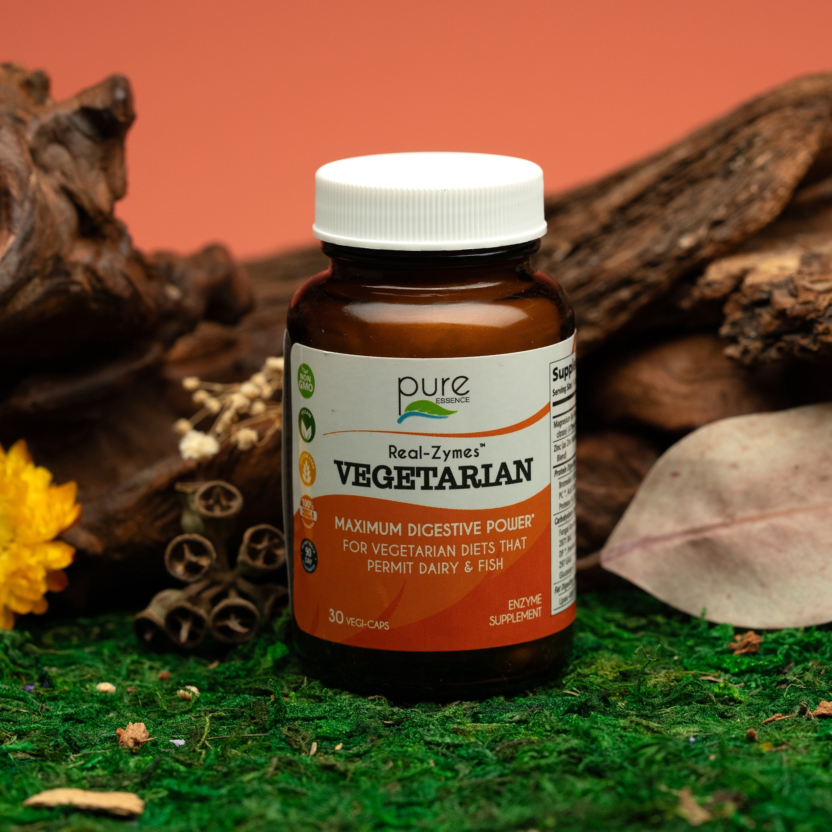 Real-Zymes™ VEGETARIAN Gut Pure Essence Labs