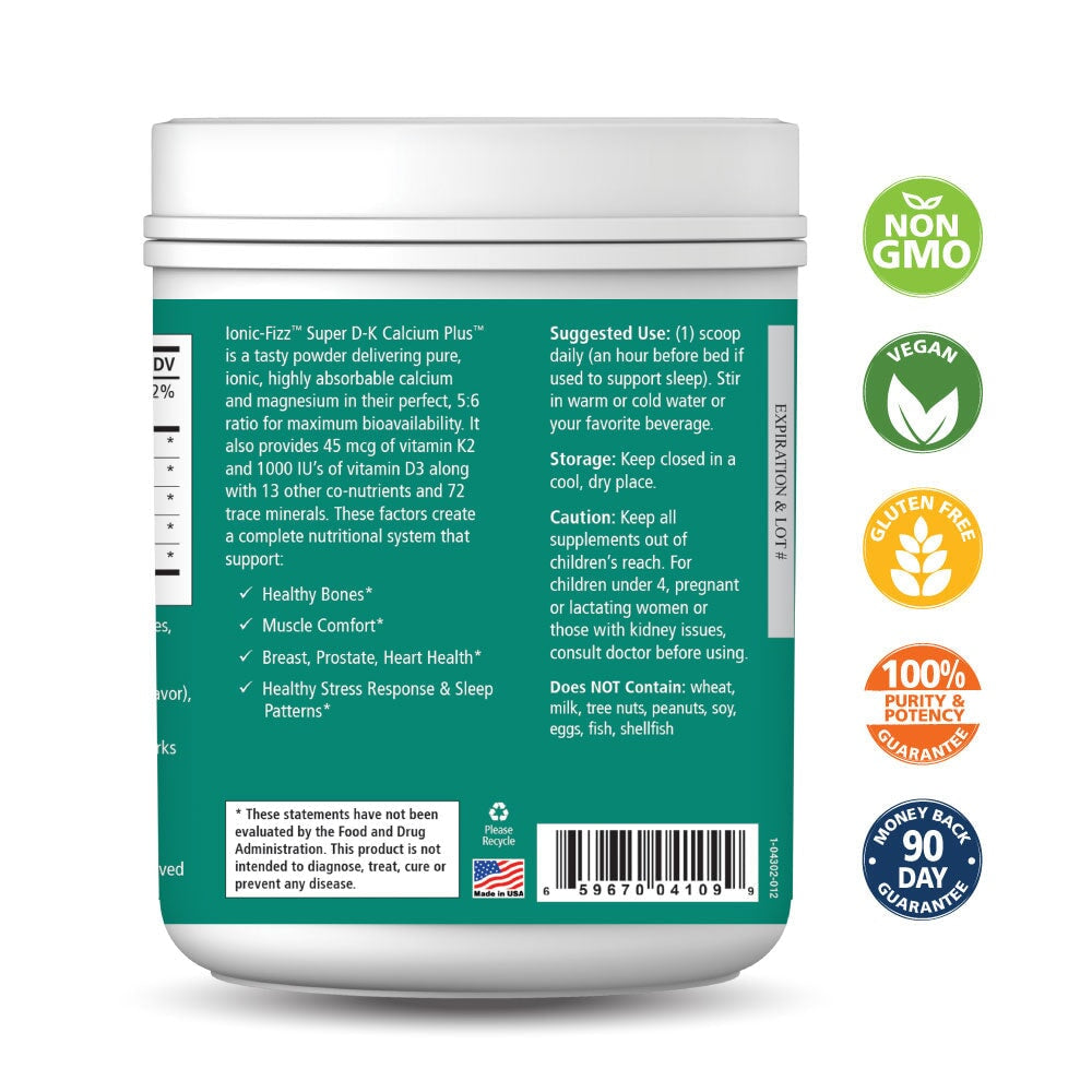 Ionic-Fizz™ Super D-K Calcium Plus™ Bone & Joint Pure Essence Labs