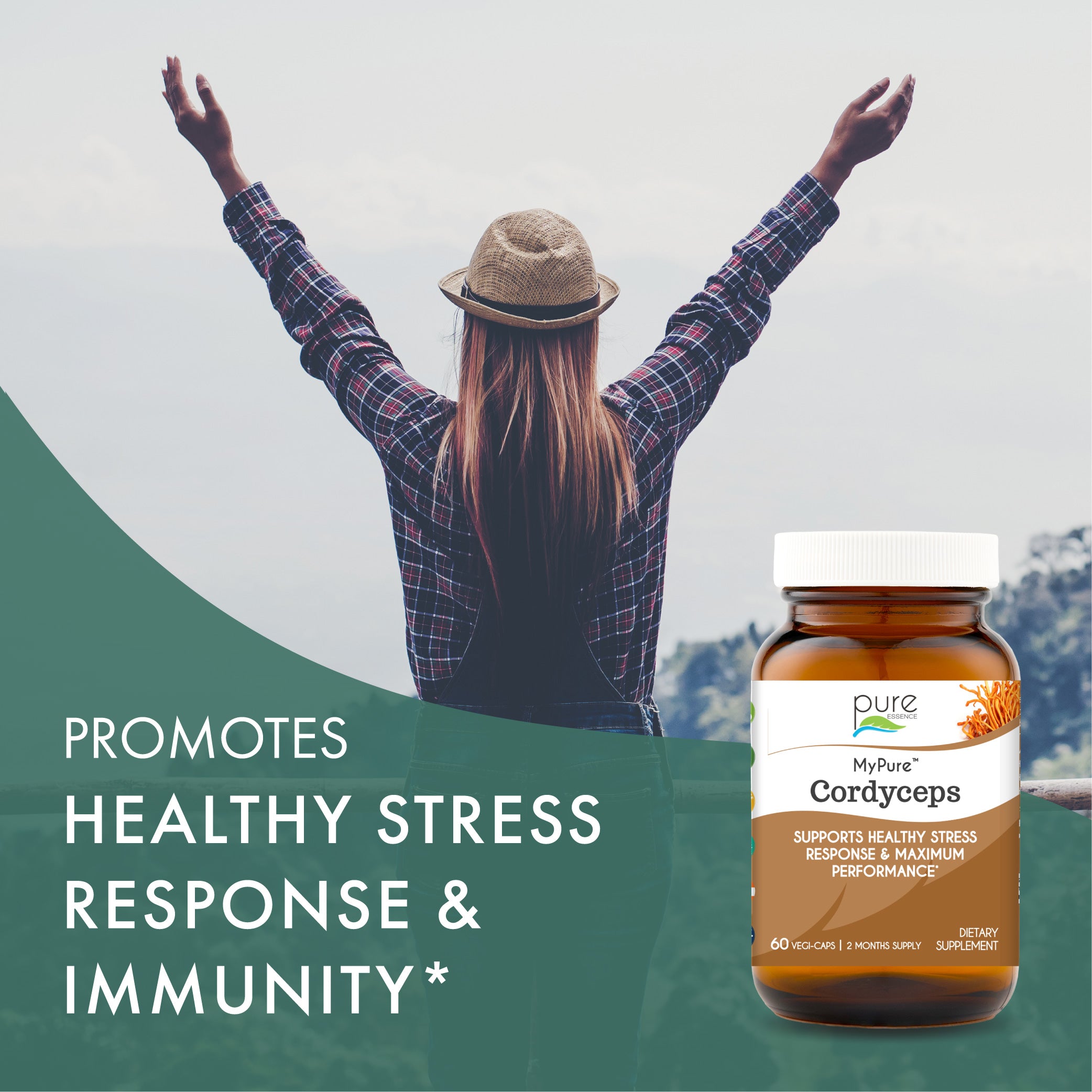 MyPure™ Cordyceps Mushroom Pure Essence Labs