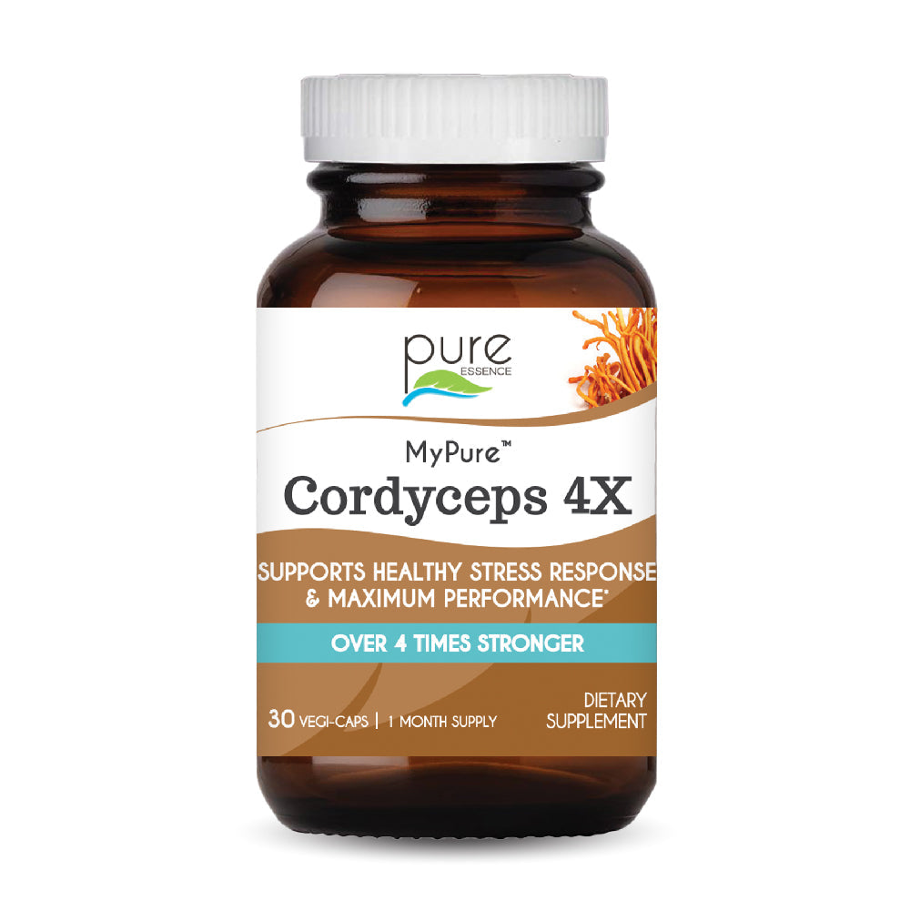 MyPure™ Cordyceps 4X Mushroom Pure Essence Labs 30 Day (30ct)  