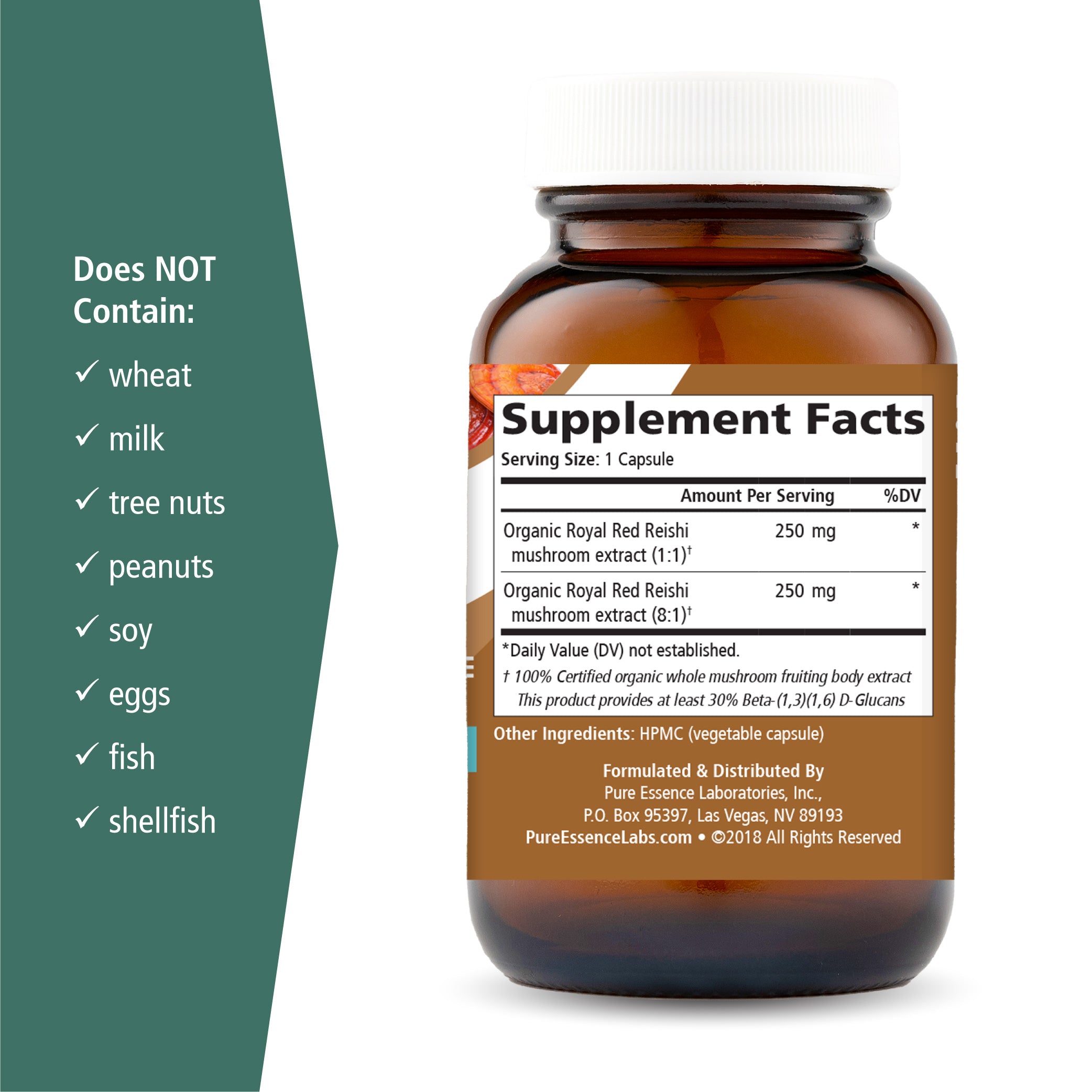 MyPure™ Reishi 4X Mushroom Pure Essence Labs