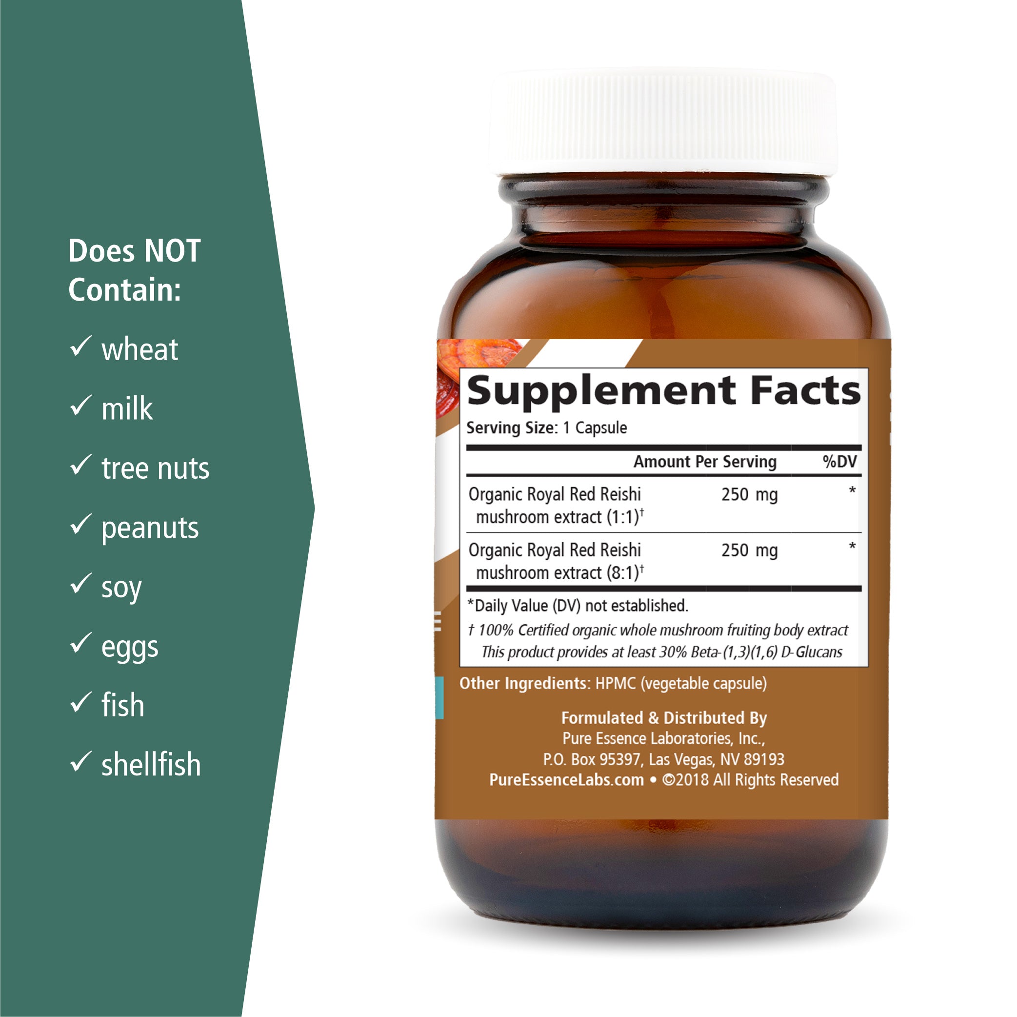 MyPure™ Reishi 4X Mushroom Pure Essence Labs