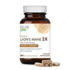 MyPure™ Lion's Mane 2X Mushroom Pure Essence Labs 60 Servings  