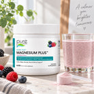 Ionic-Fizz™ Magnesium Plus™ Stress & Mood Pure Essence Labs 6.03 oz | 30 Servings Mixed Berry