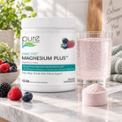Ionic-Fizz™ Magnesium Plus™ Stress & Mood Pure Essence Labs 12.06 oz | 60 Servings Mixed Berry