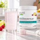 Ionic-Fizz™ Magnesium Plus™ Stress & Mood Pure Essence Labs 12.06 oz | 60 Servings Raspberry-Lemonade