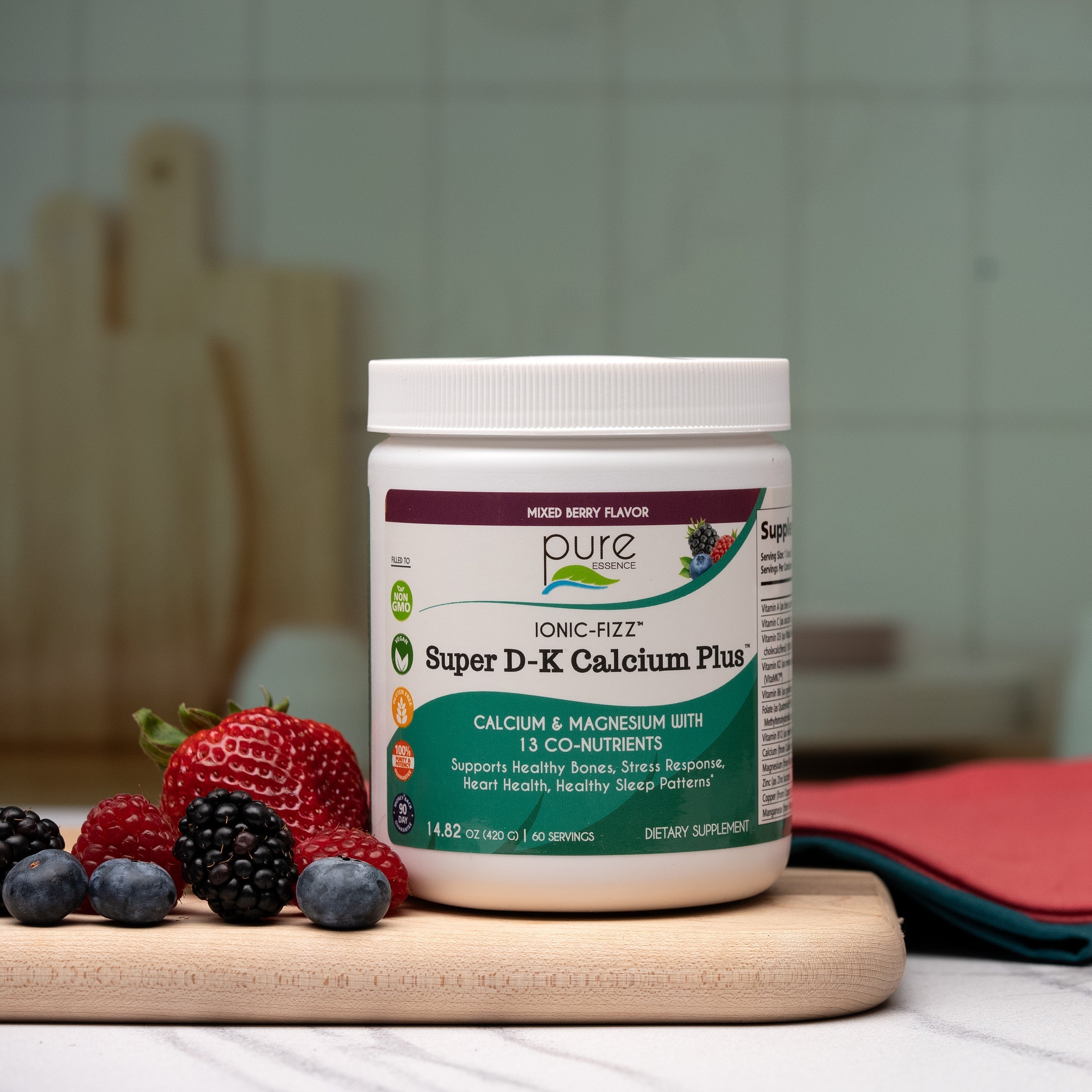 Ionic-Fizz™ Super D-K Calcium Plus™ Bone & Joint Pure Essence Labs   