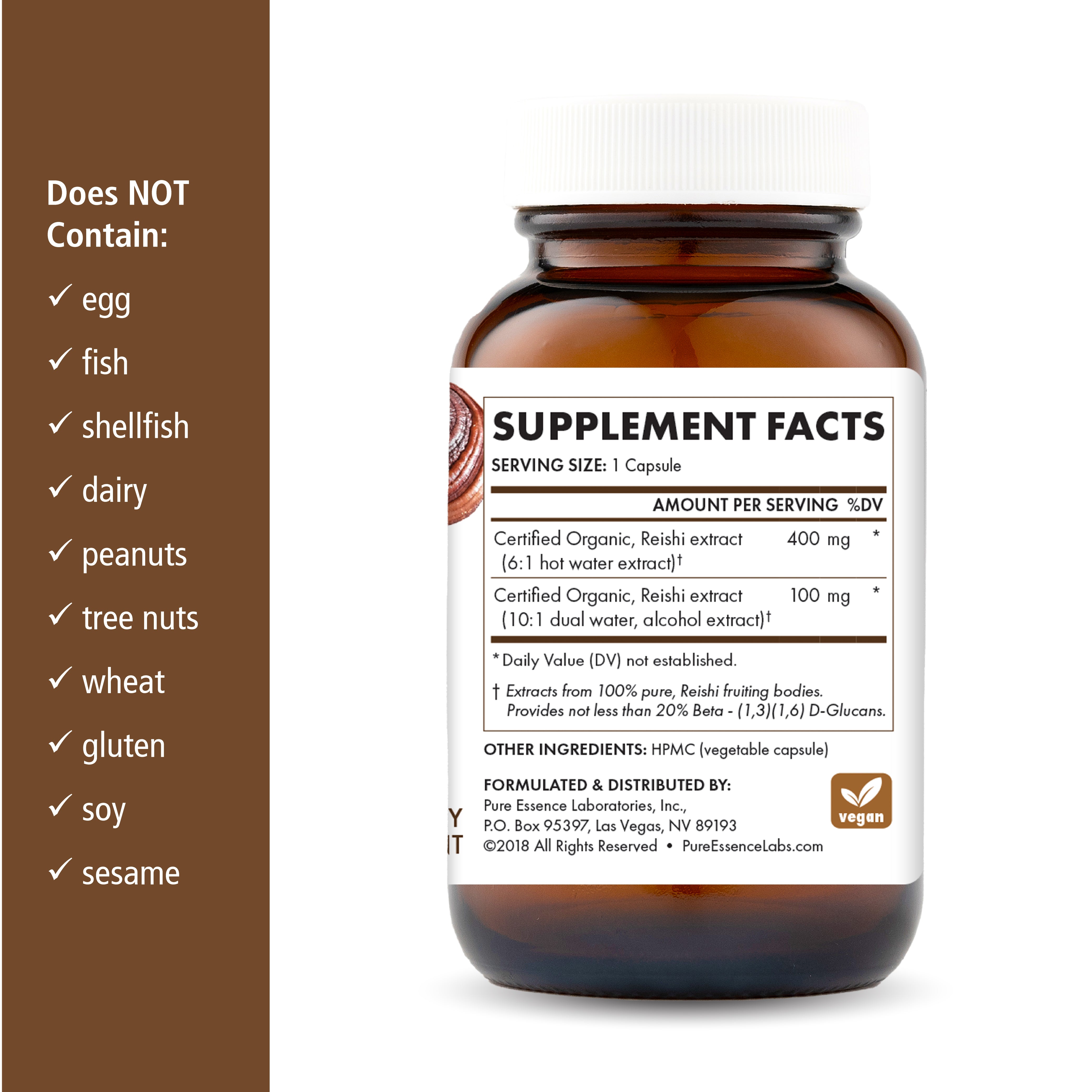 MyPure™ Reishi 4X Mushroom Pure Essence Labs   