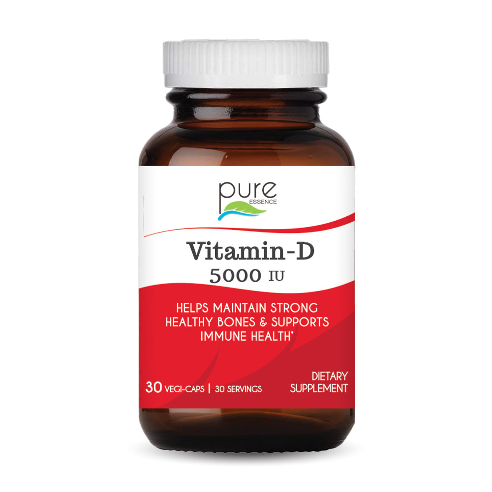Vitamin-D 5000 IU General Health Pure Essence Labs 30 Day (30ct)  